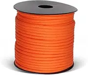 JZUNHN Paracord Reel 50M 4mm 9Inner Strands/Parachute Cord - 100% Nylon Mil-Spec Type III Paracord Used by The US Military, Camping, Survival (Orange 4, Medium)