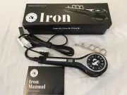 BEAUTY & PINUPS CURLING & FLAT IRON Curl Straighten or Style Titanium Plates NIB