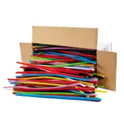 CHARLES LEONARD Chenille Stems 12In Asst Clrs 65490