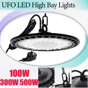 100W-500W UFO LED Lights High Bay Warehouse Industry Shed Factory Hanging Lamp