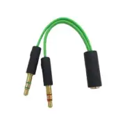 Splitter Headset Cable Cord Headphones Replacement Earphone Maintenance