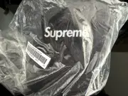 Supreme Brushed Cordura Camp Cap Black FW22 Brand New w Tag
