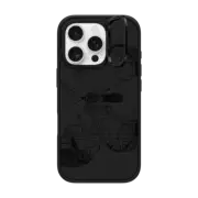iPhone 16 Pro Impact Ring Stand Case MagSafe Compatible Butterfly Wanderlust Black and White