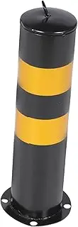 MUCKLILY Stainless Steel Protective Railing Parking Barrier Driveway Security Post Safety Bollard Tall Bollard Reflective Road Isolation Column