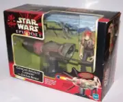 Star Wars Episode I Gungan Assault Cannon with Jar Jar Binks Hasbro 1999 NIB