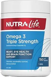 [Nutralife] Omega 3 Triple Strength, 150 count