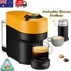 Breville Coffee Machine Nespresso Vertuo Pop & Aeroccino3 Milk Frother YELLOW