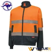 Hard Yakka Hi Vis 2Tone Bomber Jkt With Hoop Tape Y06675