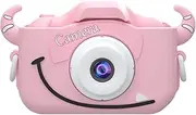 Kids Camera Front and Rear Dual Cameras 2000W 1080P HD 32G SD Card 2.0'' Screen Rechargeable Video Camcorder Birthday/Christmas/New Year Toy Gifts for 3-12 Year Old Girls Boys
