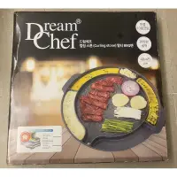 在飛比找蝦皮購物優惠-Dream Chef 最新款 花崗岩鑄造貝殼斜紋油切不沾烤盤