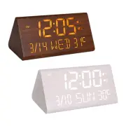 Digital Alarm Clock Multifunction Desk Clock for Bedside Living Room Table