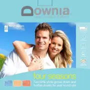 Downia Four Seasons White Goose Down & Feather Duvet