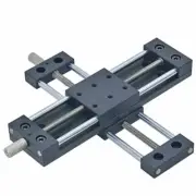 XY Axis Manual Stage Sliding Table Adjustable Aluminium Platform 20mm-80mm