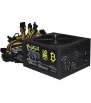 1800w Mining Power Supply 6/8gpu Eth Btc Rig Ethereum ATX Mining Rig System Psu