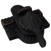 Victorian Style Sundial Motif Window Sash Lock with Bronze Finish