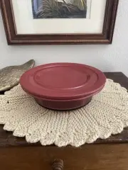 Vintage Pyrex Visions Corning Ware Cranberry 24oz Casserole Dish With Lid NWT