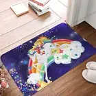 Rainbow Brite Bath Carpet Night Sky Bedroom Mat Entrance Door Doormat Home Rug