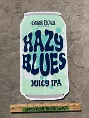 NEW Oskar Hazy Blues Ipa Brewery Metal Beer Tin Tacker Bar Sign