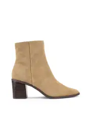 Ulla Ankle Boots - Taupe Suede