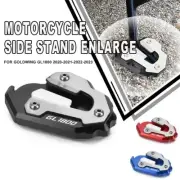 For Honda GoldWing GL1800 2020-2023 CNC Side Stand Enlarge Pads Kickstand Plate