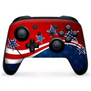 Nintendo Switch Pro Controller Skin Decal Vinyl Wrap - America Stars Stripes