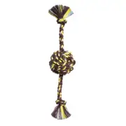 Mammoth Pet Products Monkey Fist Ball Dog toy w/Rope En