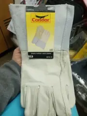 Condor 1274-9 Leather Welding Glove w/ Gauntlet Cuff, large