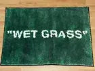 Custom Virgil Abloh x Ikea "Wet Grass" Soft Fuzzy Plush Shaggy Non-Slip Rug