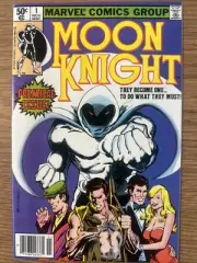 Moon Knight #1 Newsstand Variant (Marvel Comics November 1980)