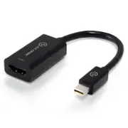 ALOGIC Elements 20cm Mini DisplayPort to HDMI Adapter - Male to Female - BlackCommercial Packaging