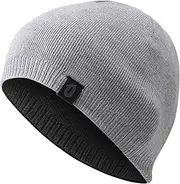 [GEAR WEAR] Gearwear Sports Hat, Reversible Style Double Layer Bright Smooth Durable Solid Reversible Simple Style Hat Beanie for Running Hat, Cycling, Skull, Skiing, Jogging, Hiking for Men Women Winter