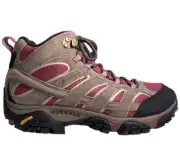 Merrell Women’s Size 7.5 Moab 2 Mid Waterproof Hiking Boots - Boulder/Blush