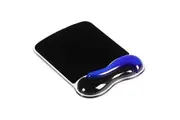 Kensington Duo Gel Pillow Mouse Pad Wrist Rest Support Blue Black for Computer