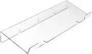 SEWACC Ergonomic Acrylic Keyboard Stand for Comfortable Typing Tilted Design for Enhanced Desk Organization Durable Low Profile Holder for Gaming and Office Use