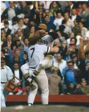 STEVE BLASS/BOB ROBERTSON FINAL OUT 71 WS COLOR 8X10