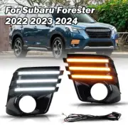 LED DRL Fog Light Signal Lamp Daytime Running Lights For Subaru Forester 2022-24 (for: Subaru)