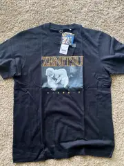 UNIQLO UT Demon Slayer Zenitsu Black Graphic T-Shirt SIZE MEDIUM