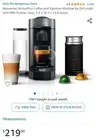 Nespresso Vertuo Plus & Aeroccino- (GRAY)