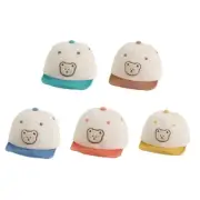 Baby Sun-shade Hat Cartoon Bear Baseball Windproof Panama Hat Infant Sun Hat