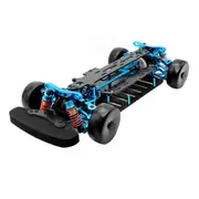 1/10 TT02 KIT Frame, Complete Modification, Carbon Brazed Chassis, Metal Accessories Frame, DIY Upg Photo Color