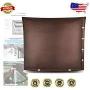 Winter Freeze Protection Cover for Outdoor Pipes - Heavy-Duty Insulation Design