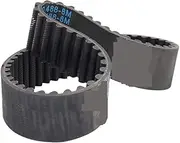 Pulley Belt HTD8M-424/432/440/448/456/464/472/480/488/496/504 Rubber Synchronous Belt Width 20/25/30/40 Mm for 8M Timing Pulley(HTD8M448-56T-448 mm,1pc 25mm)