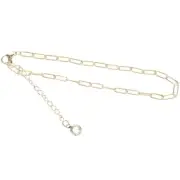 Paperclip Ankle Bracelet Foot Chain Anklet Jewelry Decorative Anklet Women
