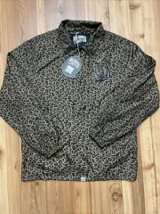 Billionaire Boys Club Leopard print coach jacket size M NWT Ice Cream