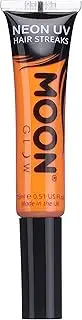 Moon Glow - Blacklight Neon Hair Mascara Colour Streaks 15ml Orange - Glows brightly under Blacklights/UV Lighting