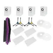 For V12 Replacement Part Accessories Consumables Main Side Brush Hepa Filter Mop Cloth Dust Bag
