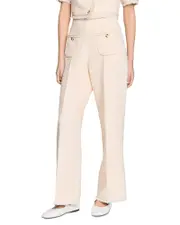 Sandro Decorative Tweed Trousers