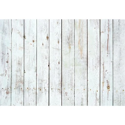 White Wood Backdrop Rustic Retro Grunge Wooden Vintage Background for Photogr...