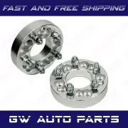 2 PCs 1.5" WHEEL SPACER ADAPTERS 5X135 or 5X5 TO 5X5 CB 87.18 STUDS 12x1.5