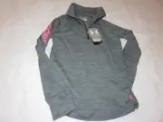 Under armour Quarter Zip Heatgear longsleeve Pullover Girls Youth Medium NWT
